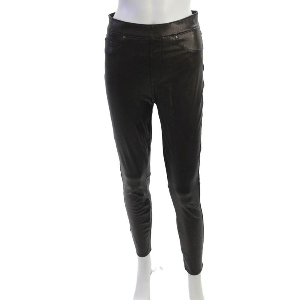 Spanx by Sara Blakely Women Black Biker Jegging Pants Size S